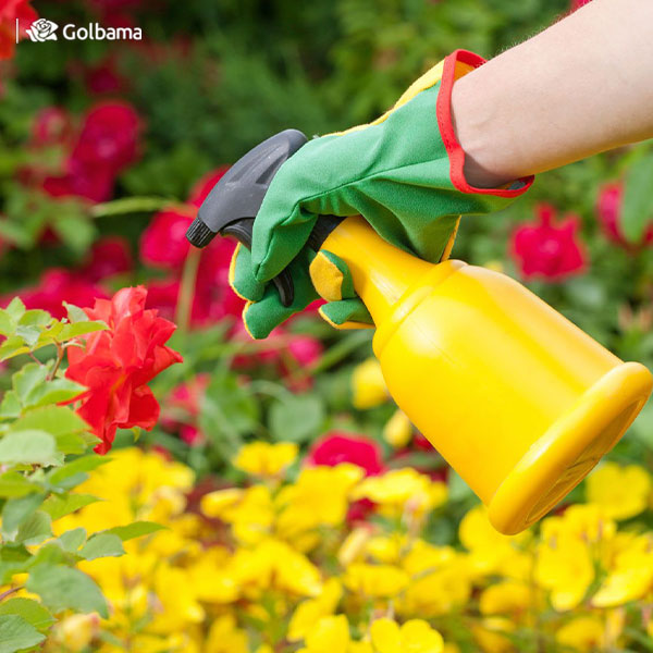 6. اسپری مواد شیمیایی یکی از راه‌های از بین بردن هزارپا در گلدان