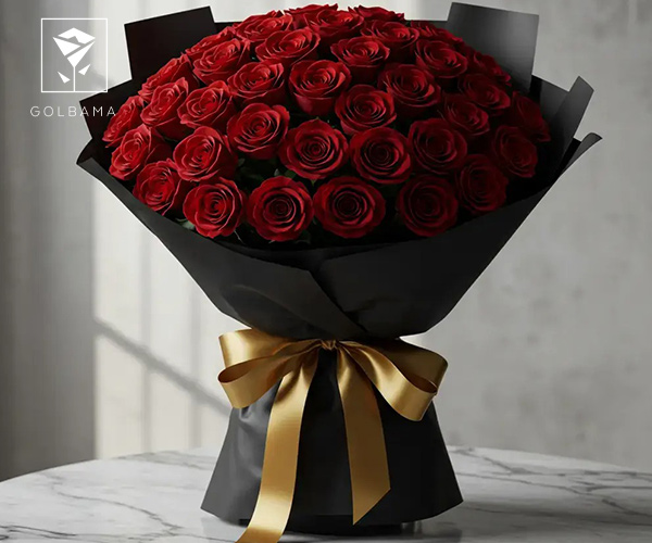 دسته گل رز برای دیت اول