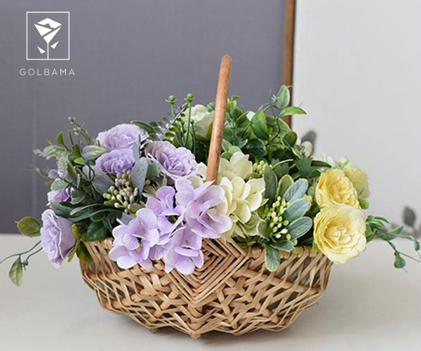 تهیه سبد گل ارزان