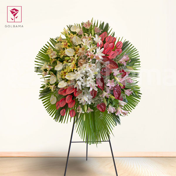 متن تاج گل نمایشگاه 