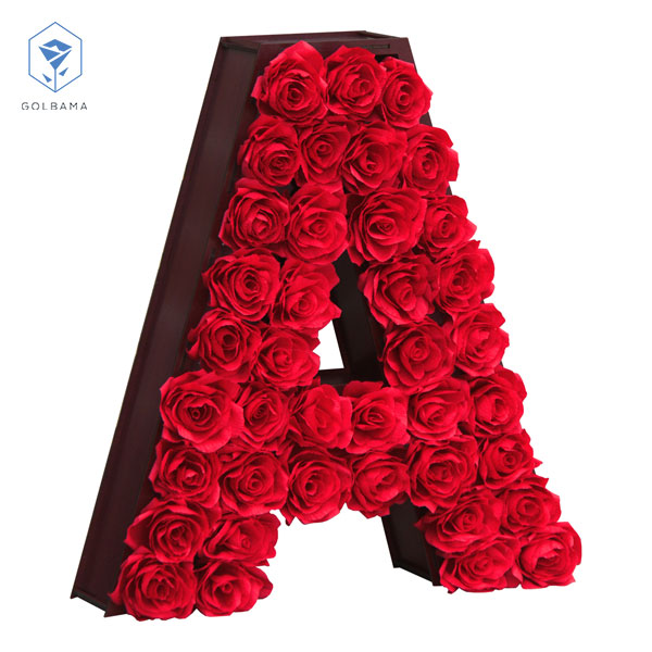 باکس گل مصنوعی حروف