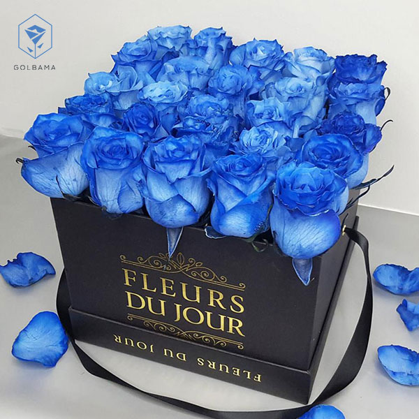 باکس گل رز آبی