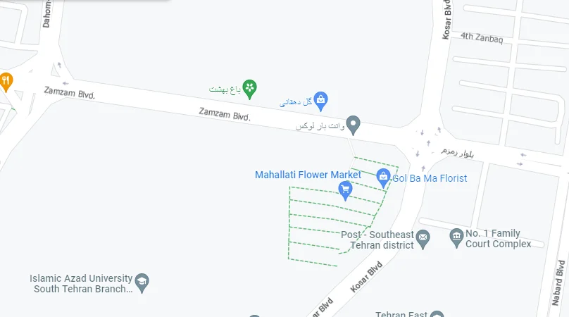 بازار گل محلاتی