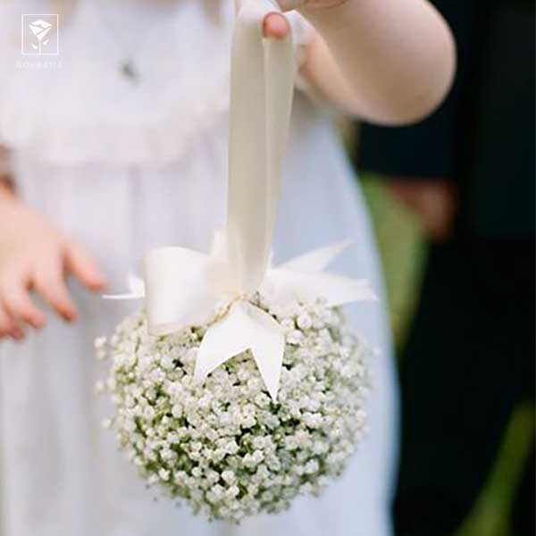 قیمت دست گل عروس طبیعی :5. پومِندر (Pomander)