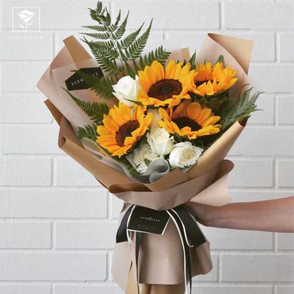 بهترین گل برای هدیه: گل آفتابگردان یکی از محبوب‌ترین گل‌های هدیه