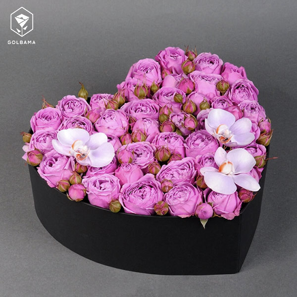 باکس گل تولد شوهر با گل کاملیا