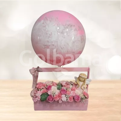 باکس گل تولد دخترونه