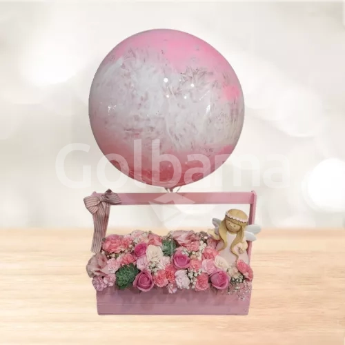 باکس گل تولد دخترونه