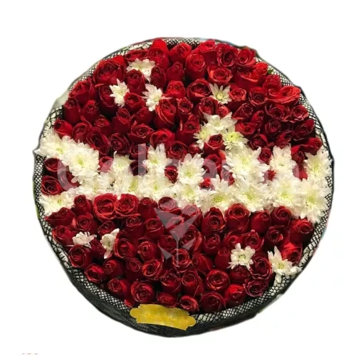 باکس گل عذر خواهی رز قرمز