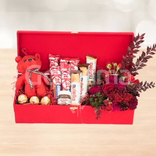 باکس گل ولنتاین طرح 24