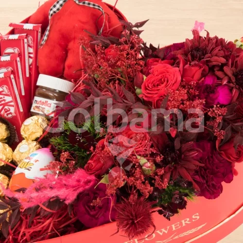 باکس گل ولنتاین طرح 25
