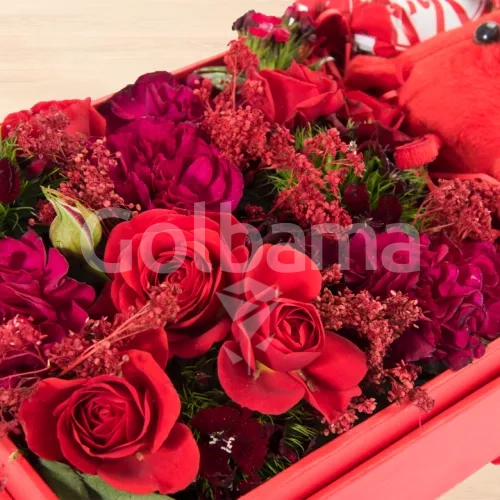 باکس گل ولنتاین طرح 27