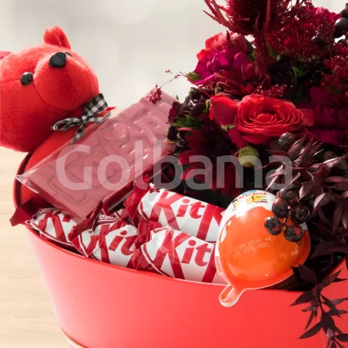 باکس گل ولنتاین طرح 28