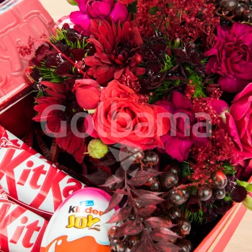 باکس گل ولنتاین طرح 28