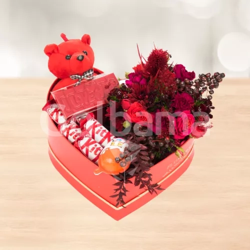 باکس گل ولنتاین طرح 28