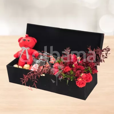 باکس گل ولنتاین طرح1