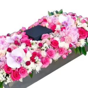 باکس گل بزرگ ارکیده رز هلندی داوودی