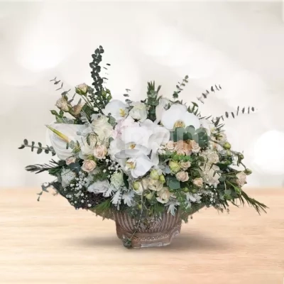 جام گل رز مینیاتوری و ارکیده