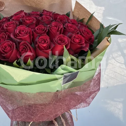 دسته گل 25 تایی رز هلندی