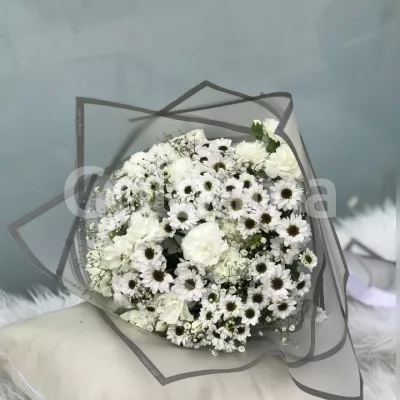 دسته گل داوودی مارگریتی میخک