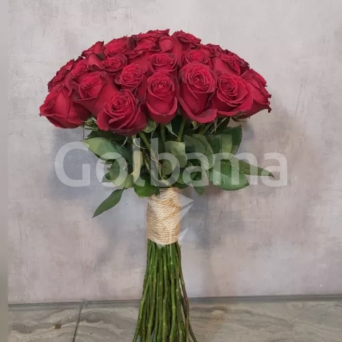 دسته گل رز  قرمز ۴۰ تایی