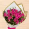 دسته گل رز گلبهی 20 شاخه