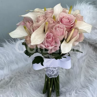 دسته گل عروس مدل 35