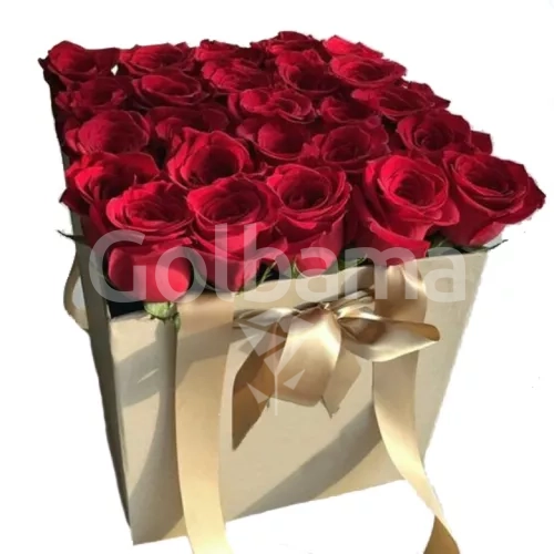 باکس گل رز قرمز