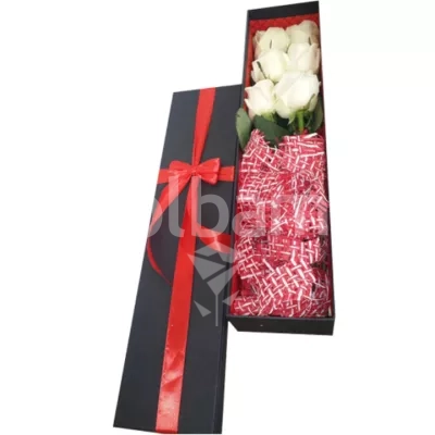 باکس گل رز هلندی 6تایی