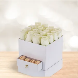 باکس گل رز سورپرایز مکعبی