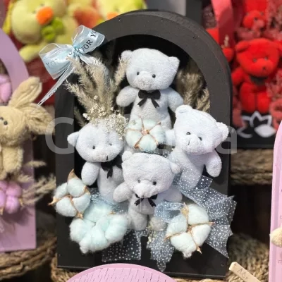 باکس عروسکی خرسی متوسط مدل 2