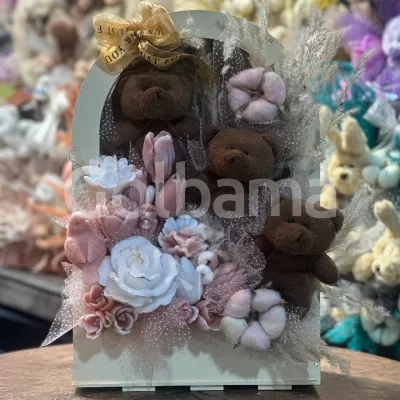 باکس شمع و عروسک متوسط