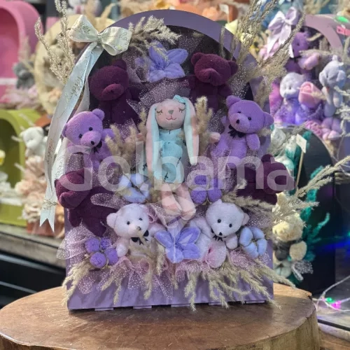 باکس عروسکی خرسی متوسط