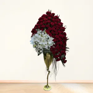 جام گل بزرگ رز هلندی اوریانتال