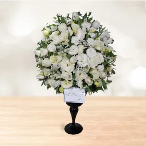 جام گل متوسط عرض تسلیت