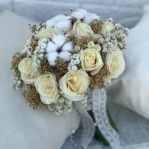 دسته گل عروس مدل 27